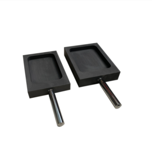 High pure graphite metal ingot mould mold with metal handle